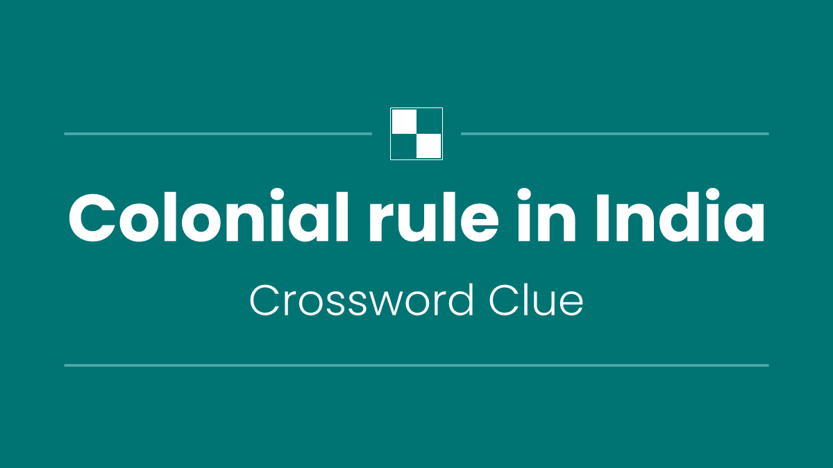 Colonial rule in India