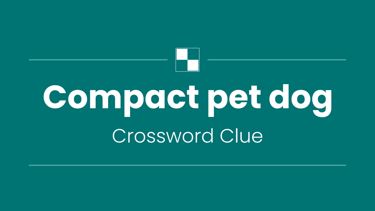 Compact pet dog
