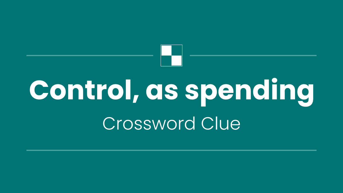 Control, as spending