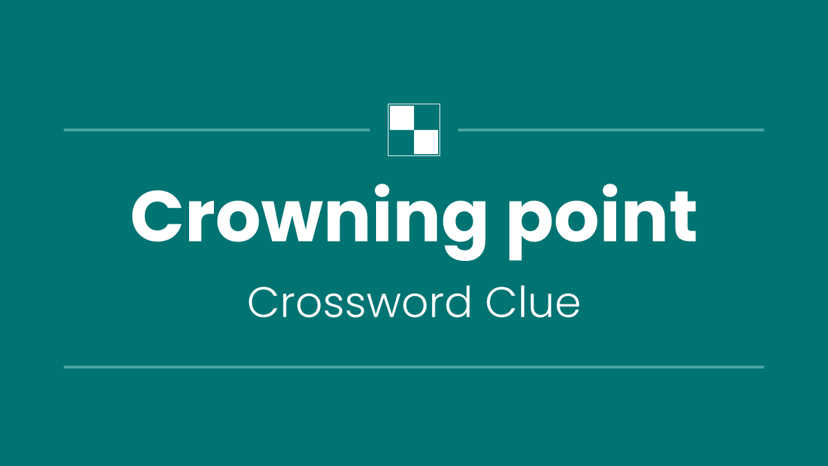Crowning point