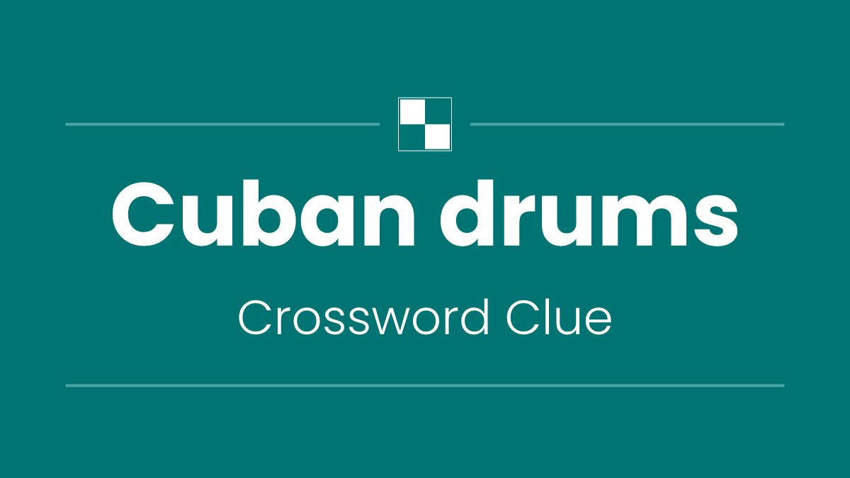 Cuban drums