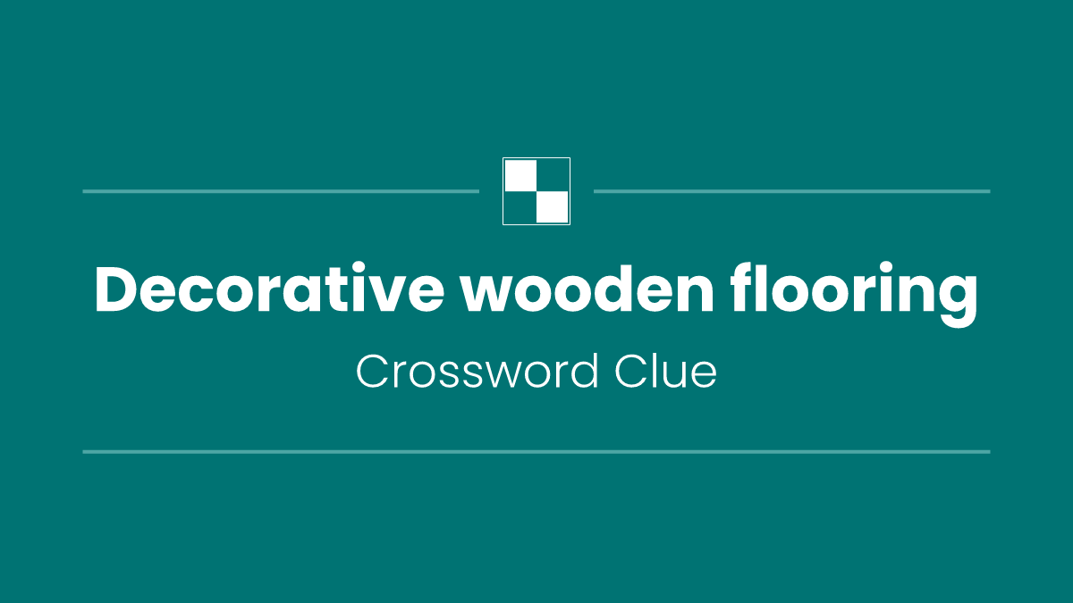 Decorative wooden flooring