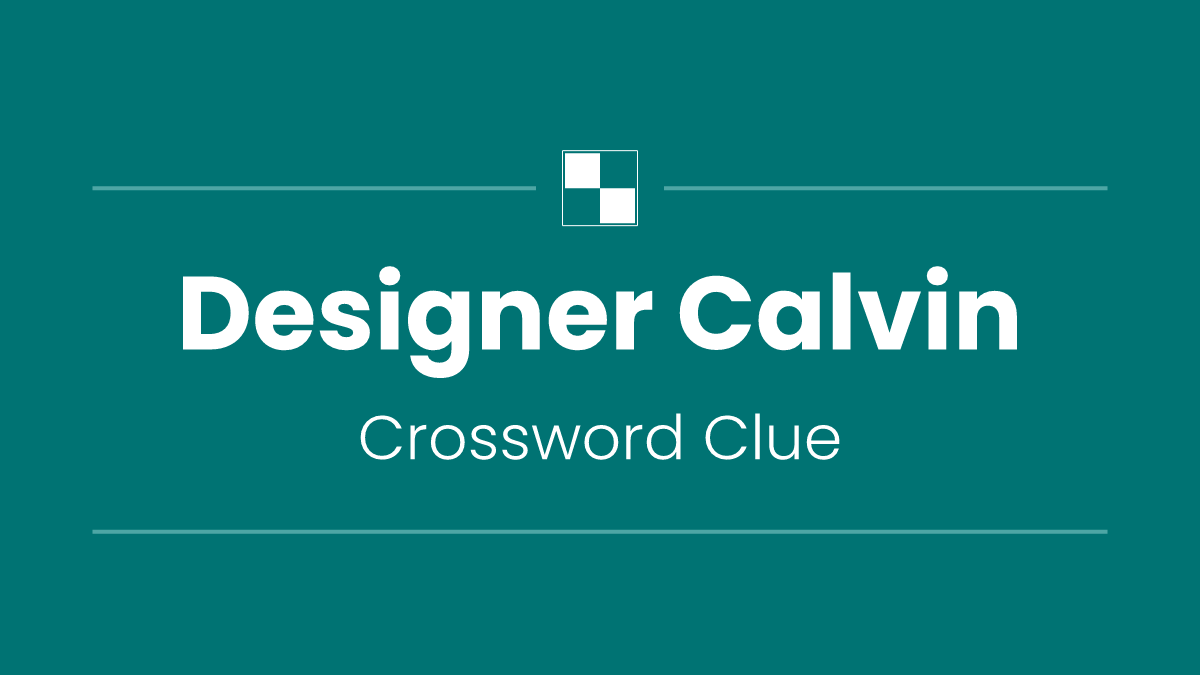 Designer Calvin