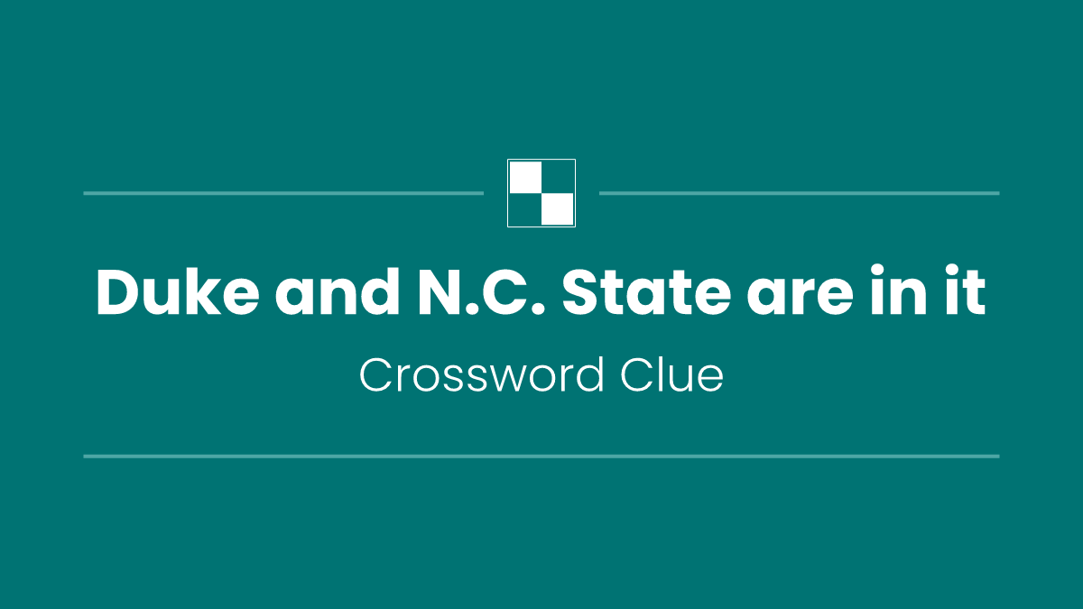 Duke and N.C. State are in it