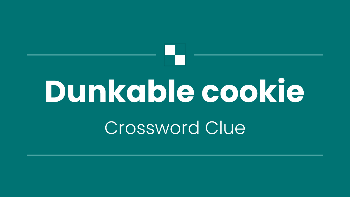 Dunkable cookie