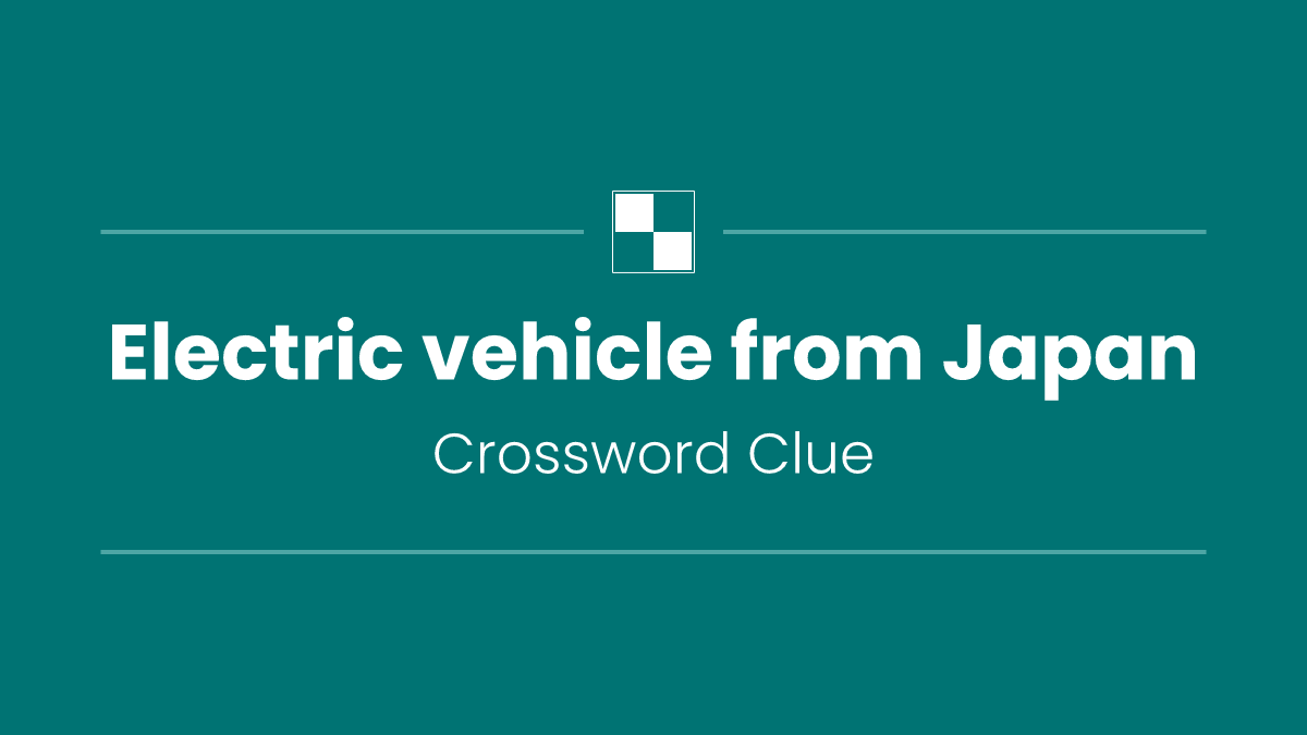 Electric vehicle from Japan