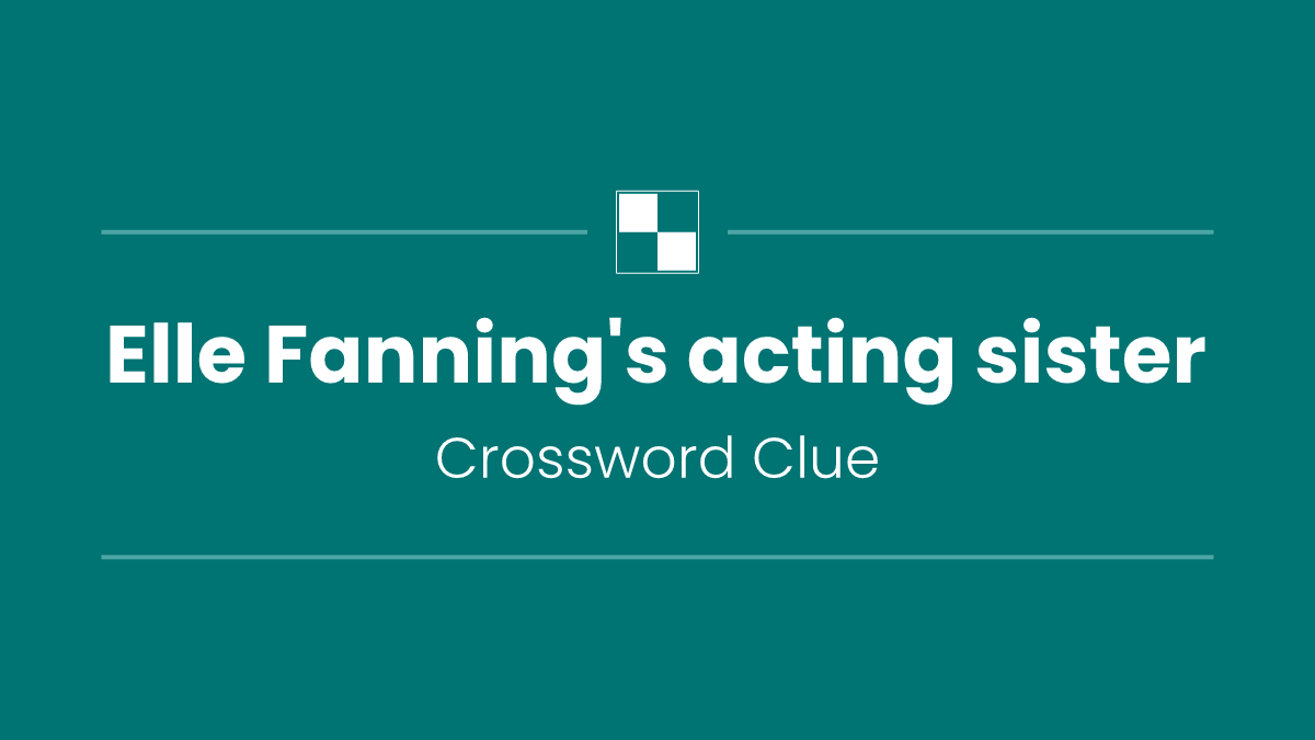 Elle Fanning's acting sister