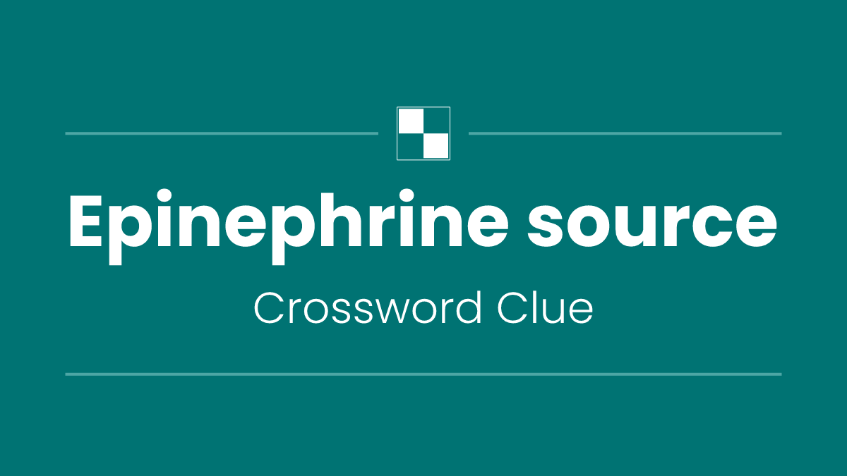 Epinephrine source