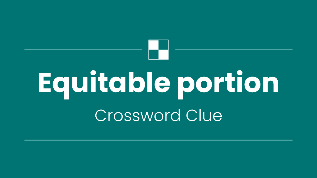 Equitable portion