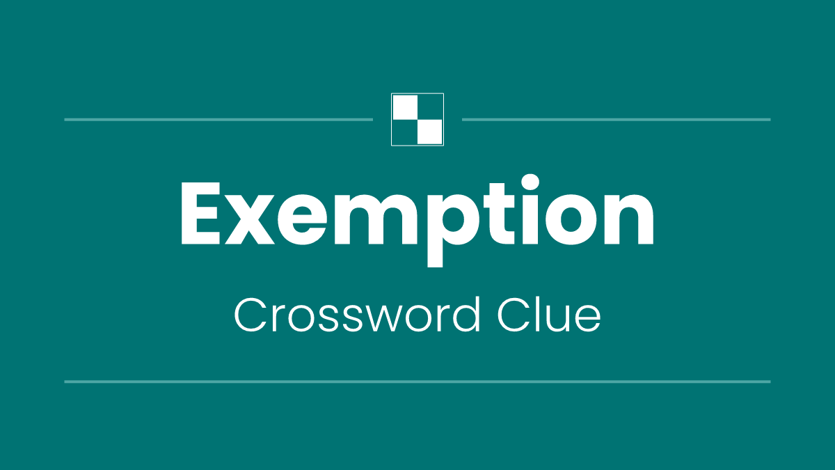 Exemption