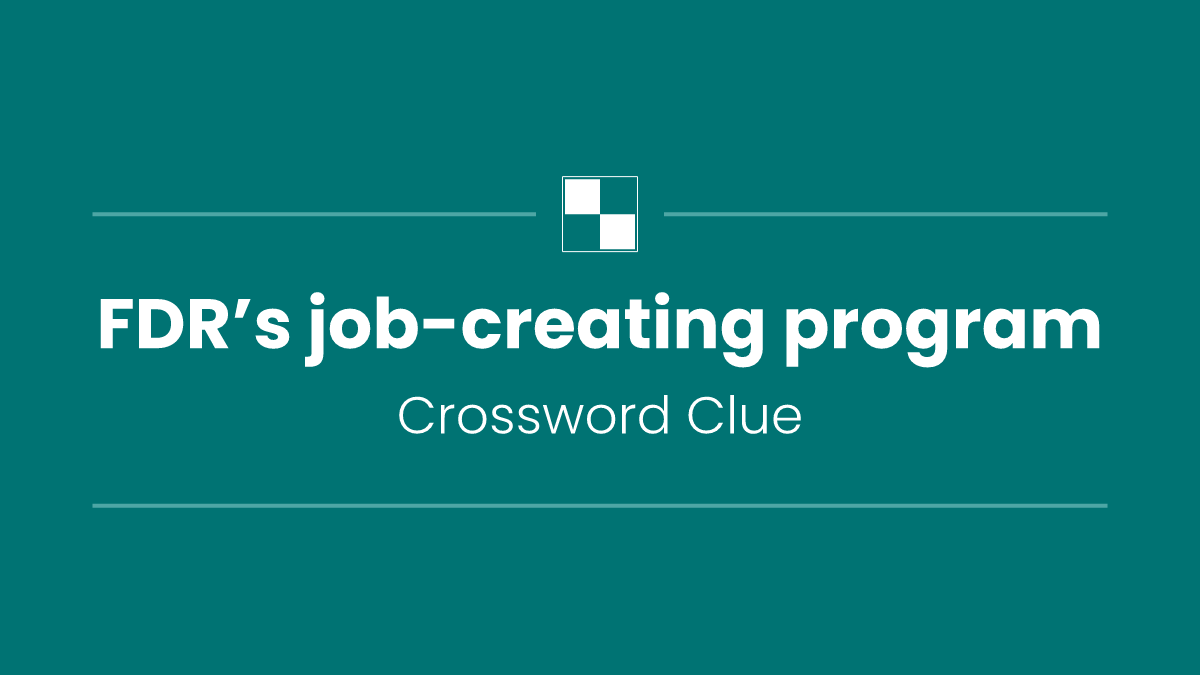 FDR’s job-creating program