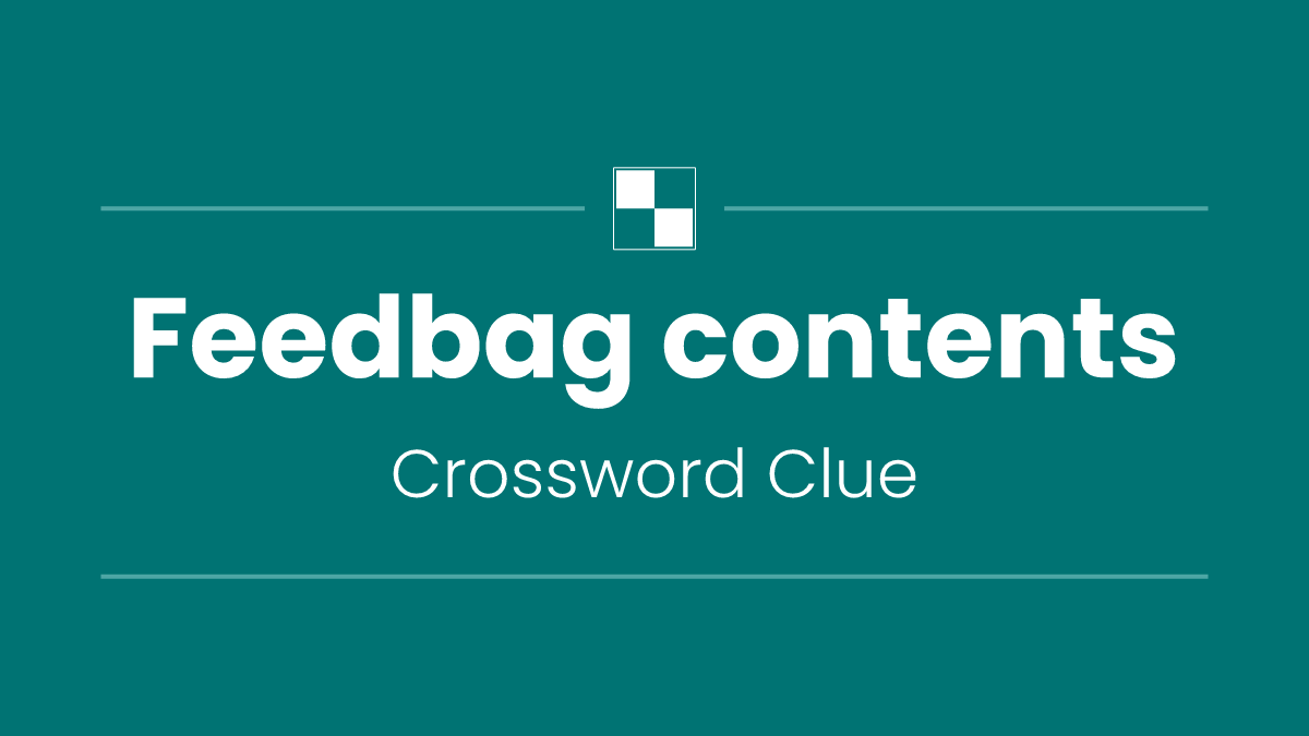 Feedbag contents