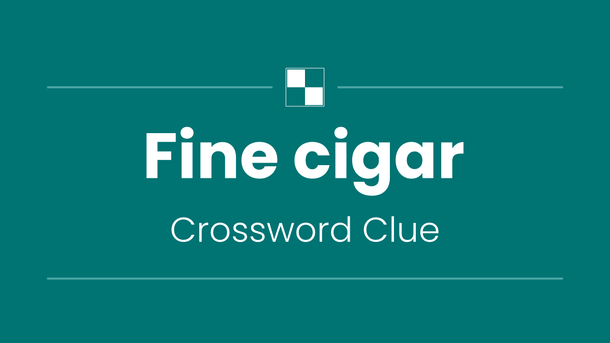 Fine cigar