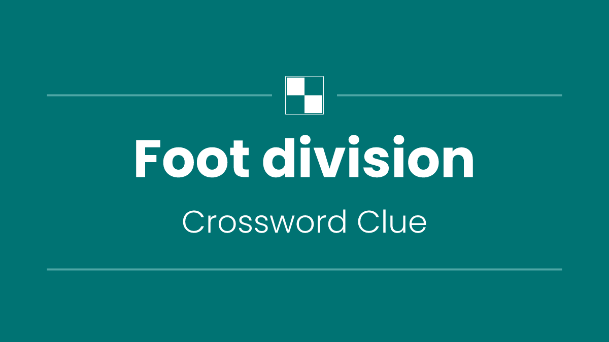 Foot division