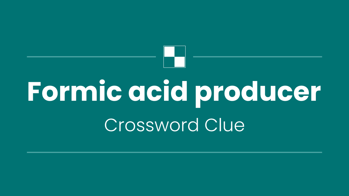 Formic acid producer