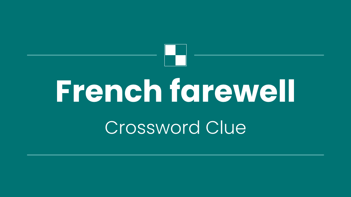 French farewell