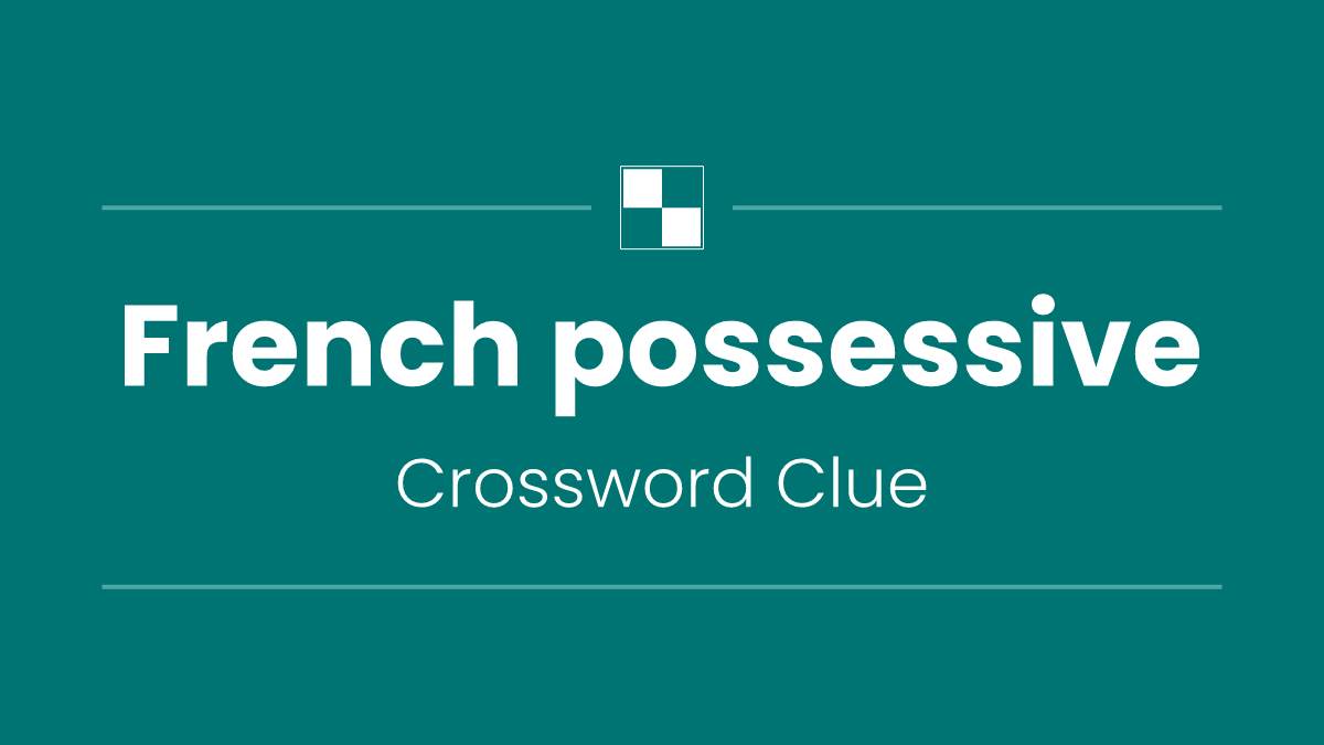 French possessive