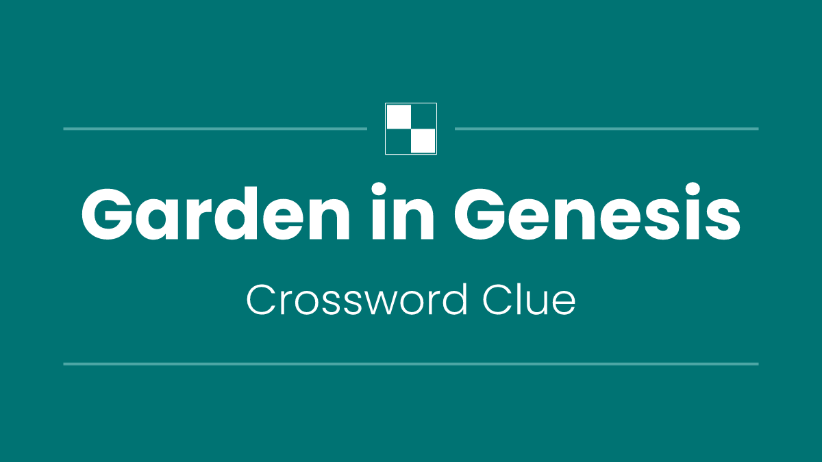 Garden in Genesis