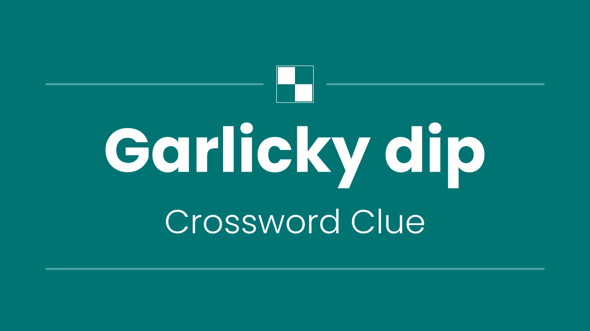Garlicky dip