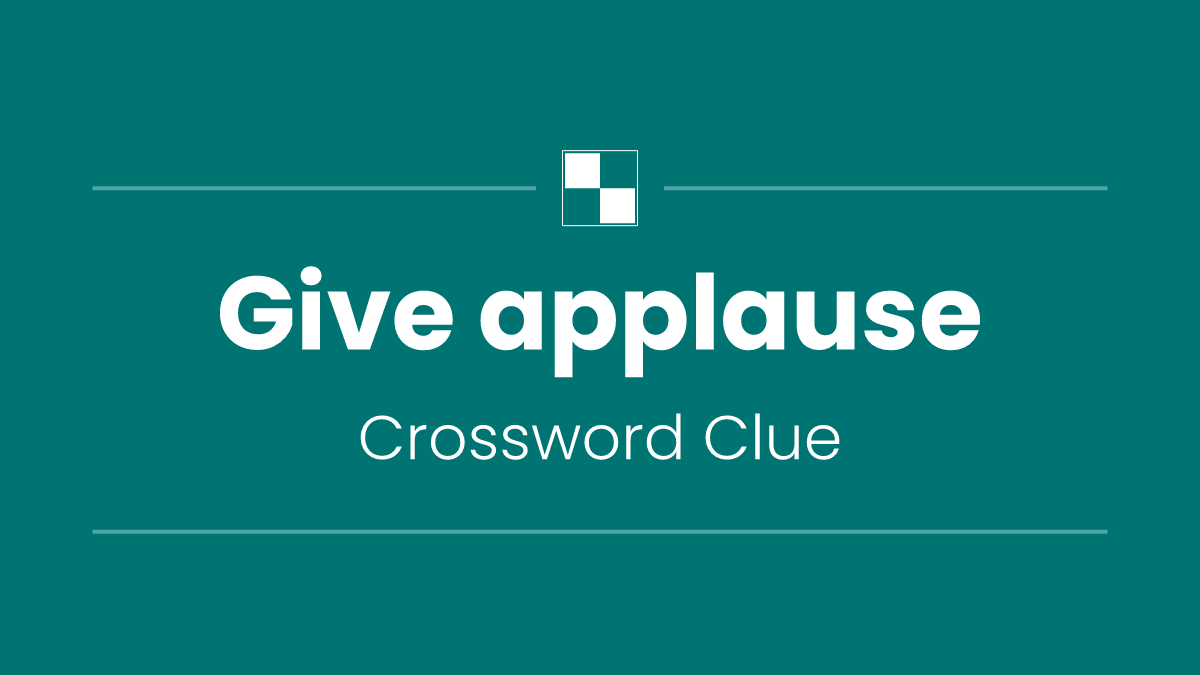 Give applause