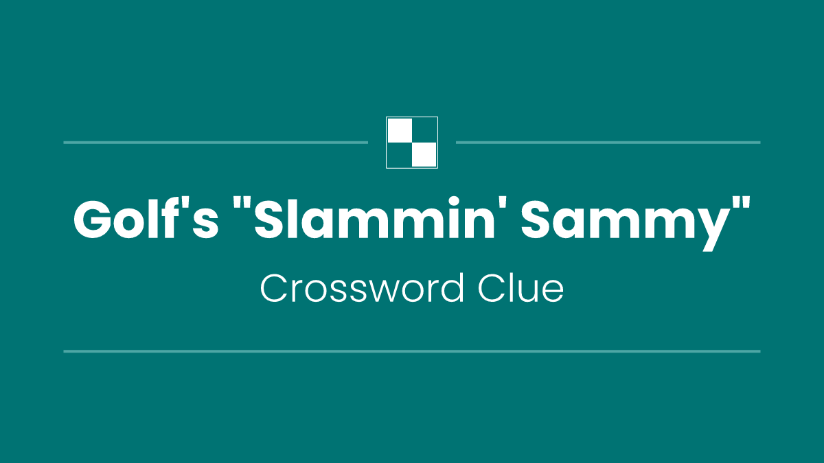 Golf's "Slammin' Sammy"