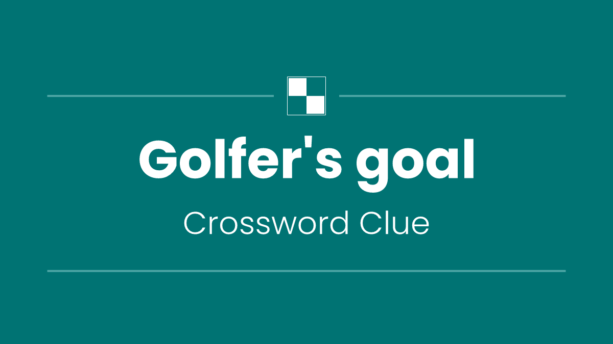 Golfer's goal