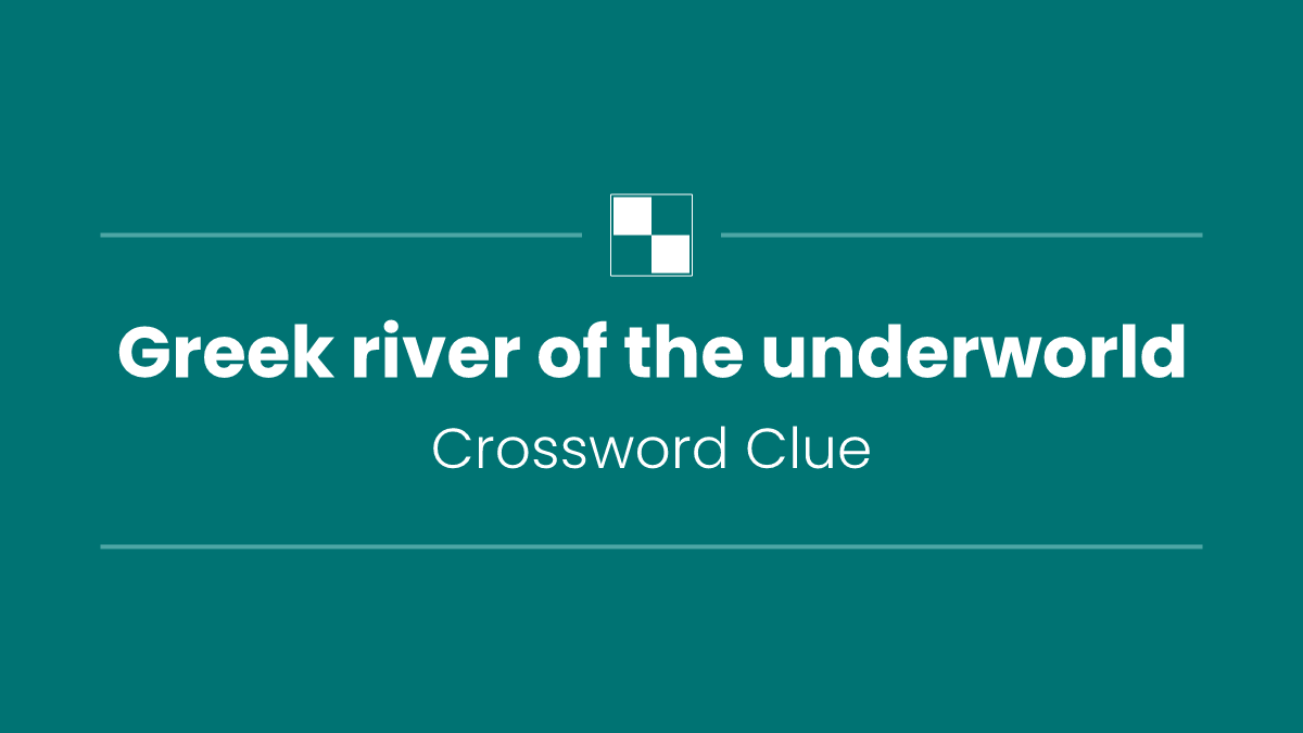 Greek river of the underworld