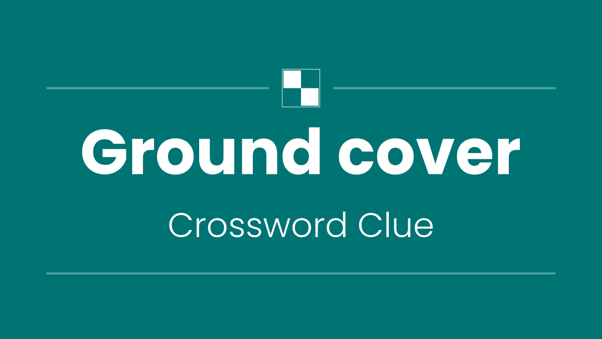 Ground cover