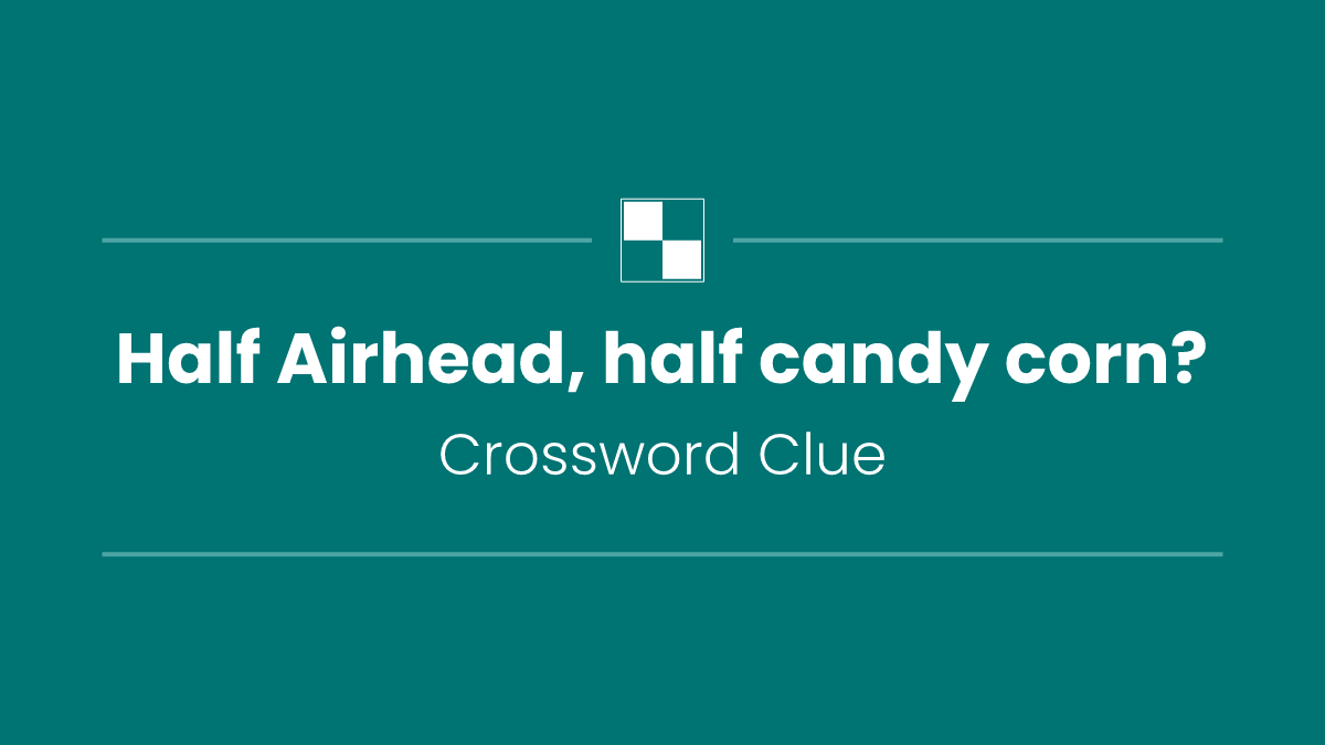 Half Airhead, half candy corn?