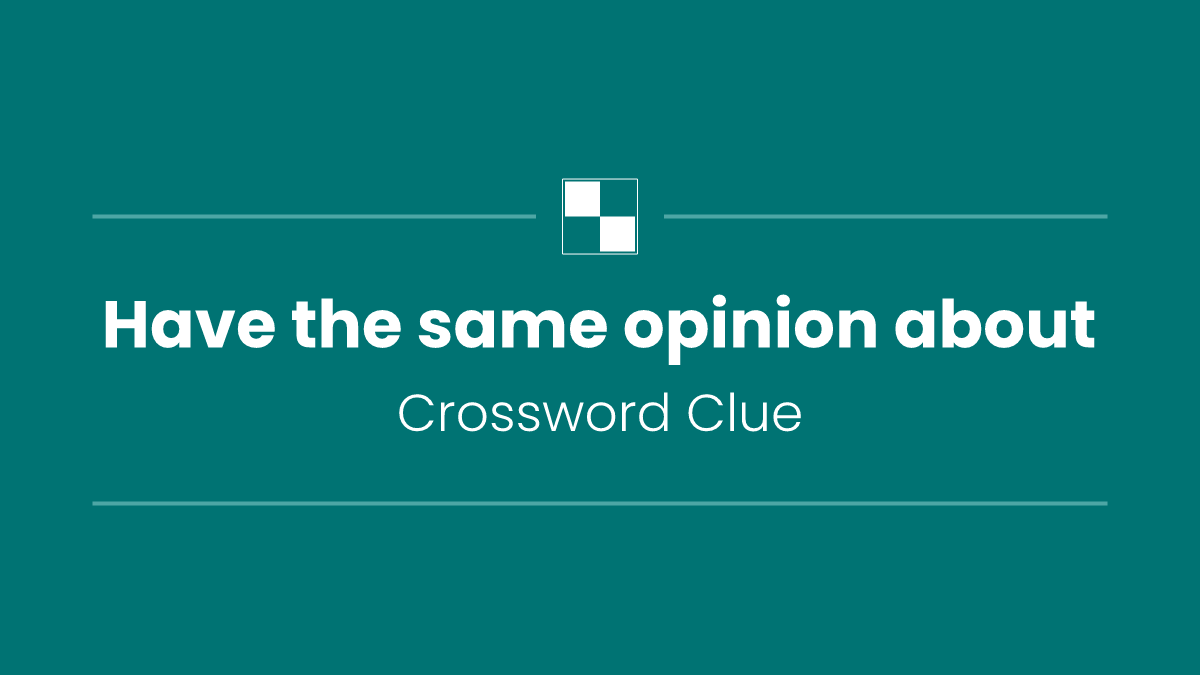 Have the same opinion about