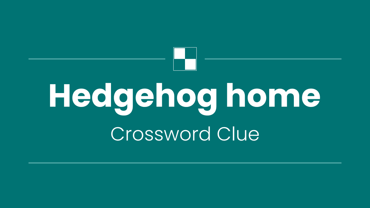 Hedgehog home