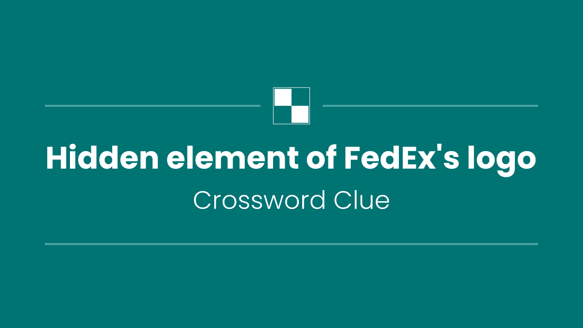 Hidden element of FedEx's logo