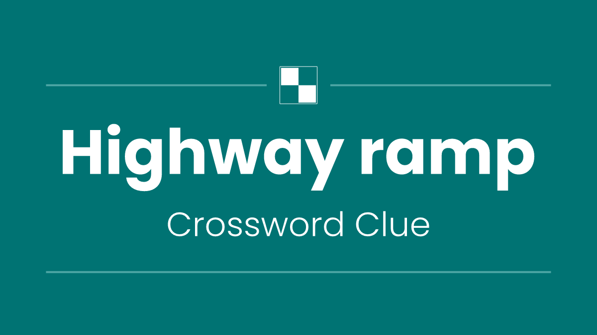 Highway ramp