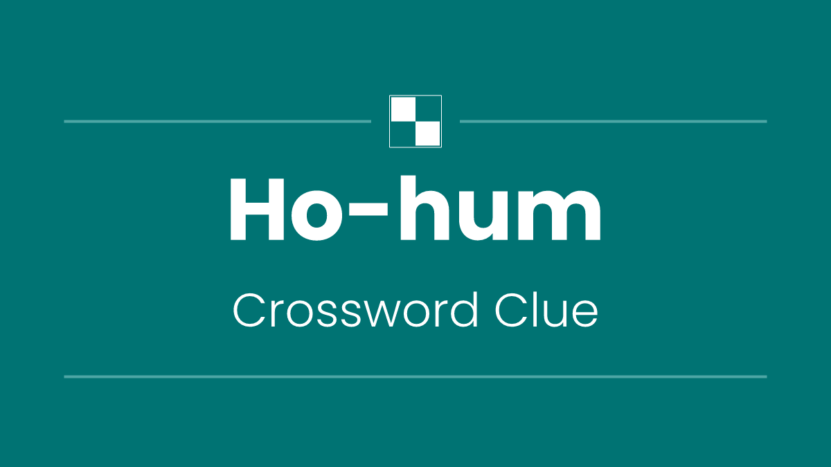 Ho-hum