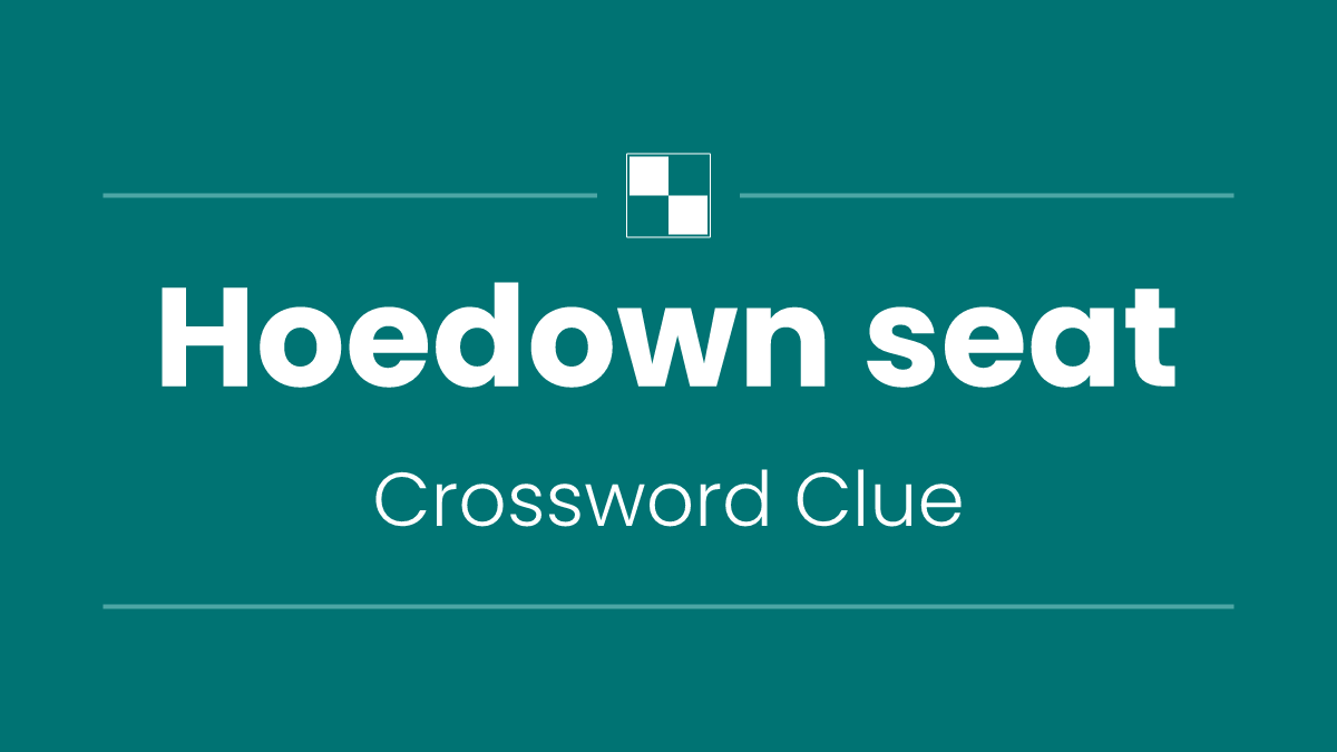 Hoedown seat