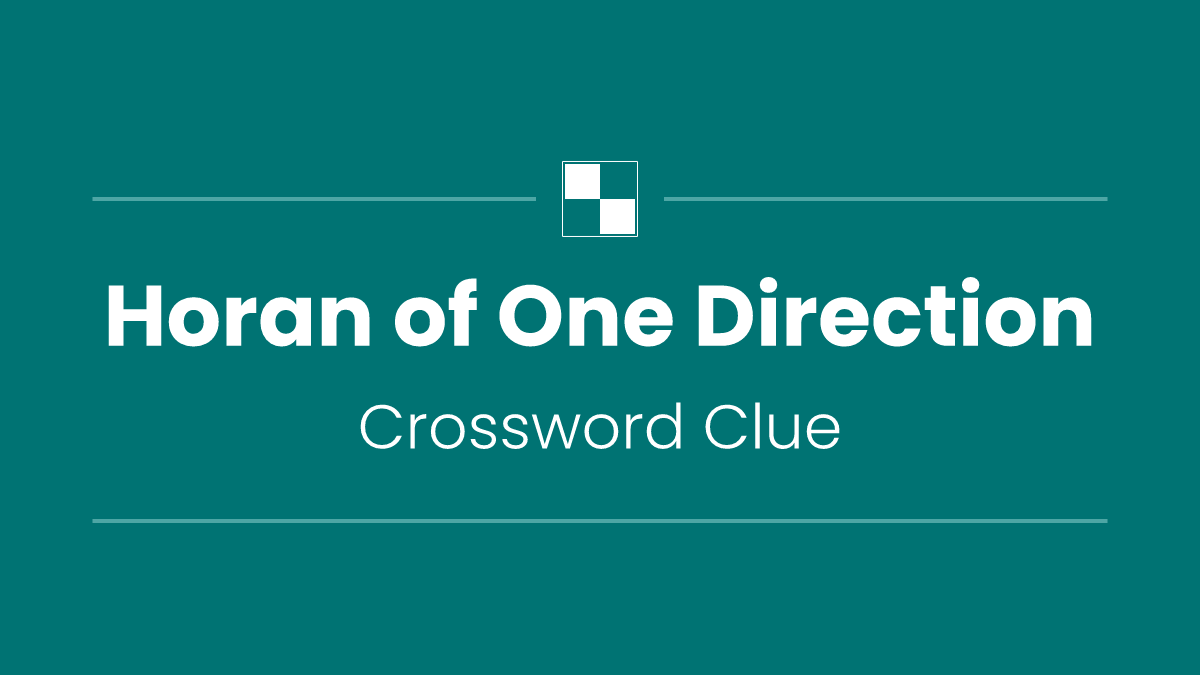 Horan of One Direction