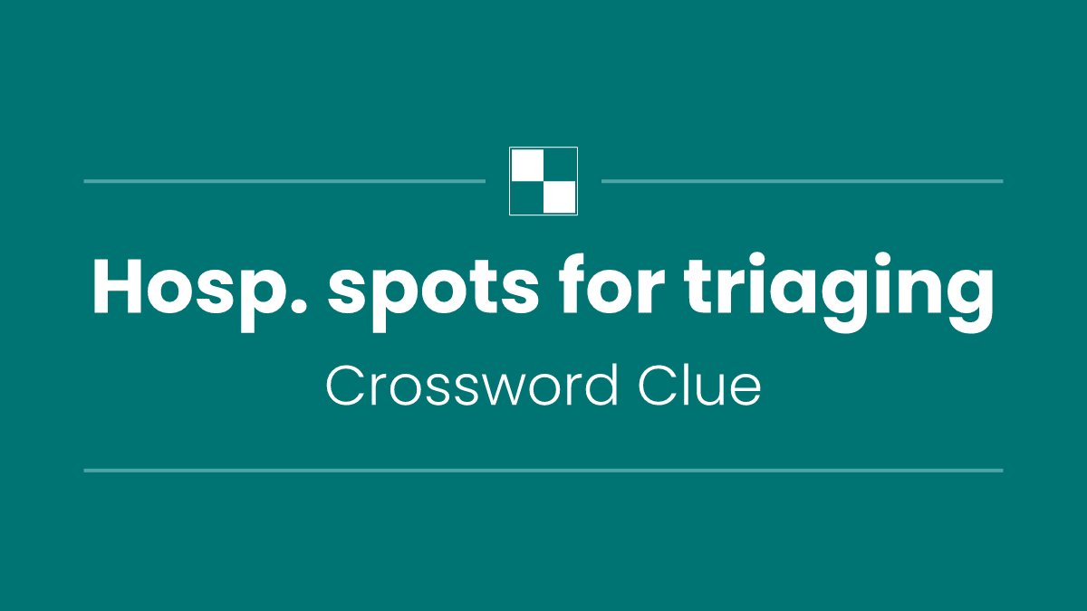 Hosp. spots for triaging