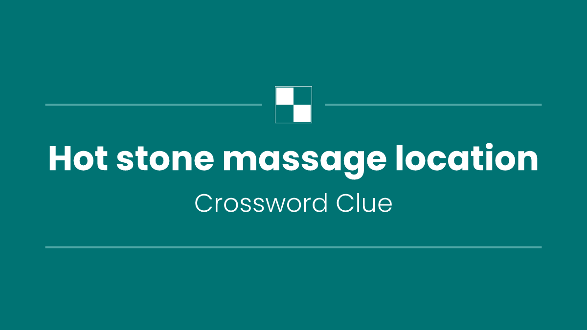 Hot stone massage location
