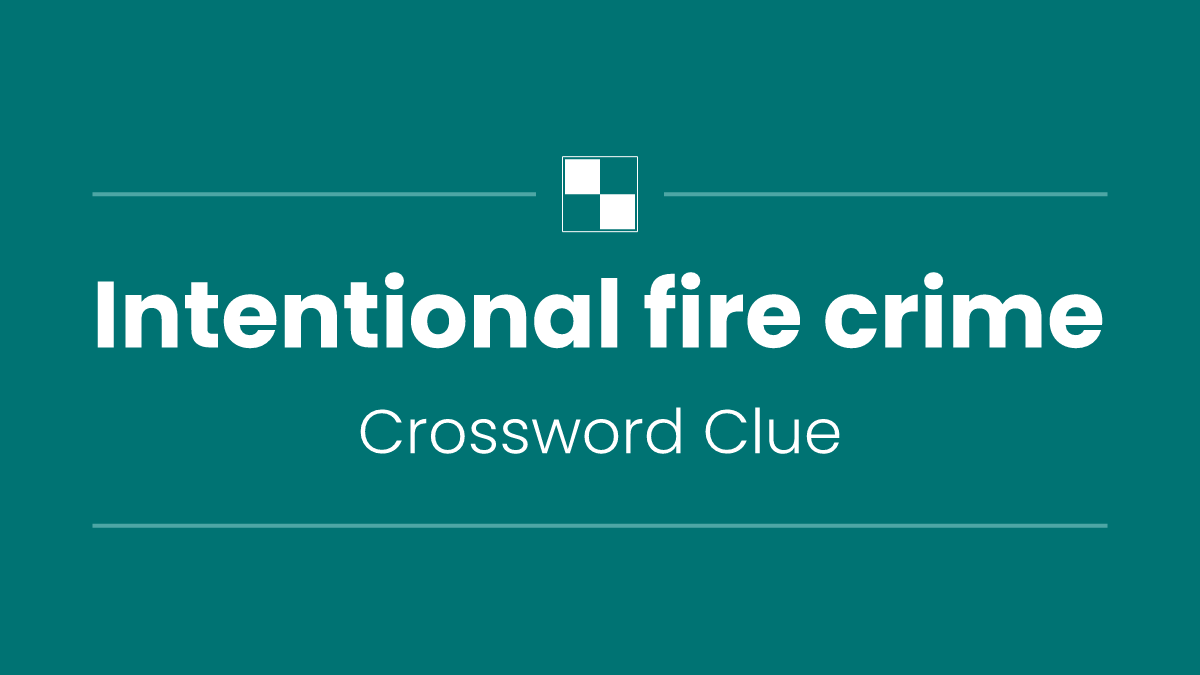 Intentional fire crime