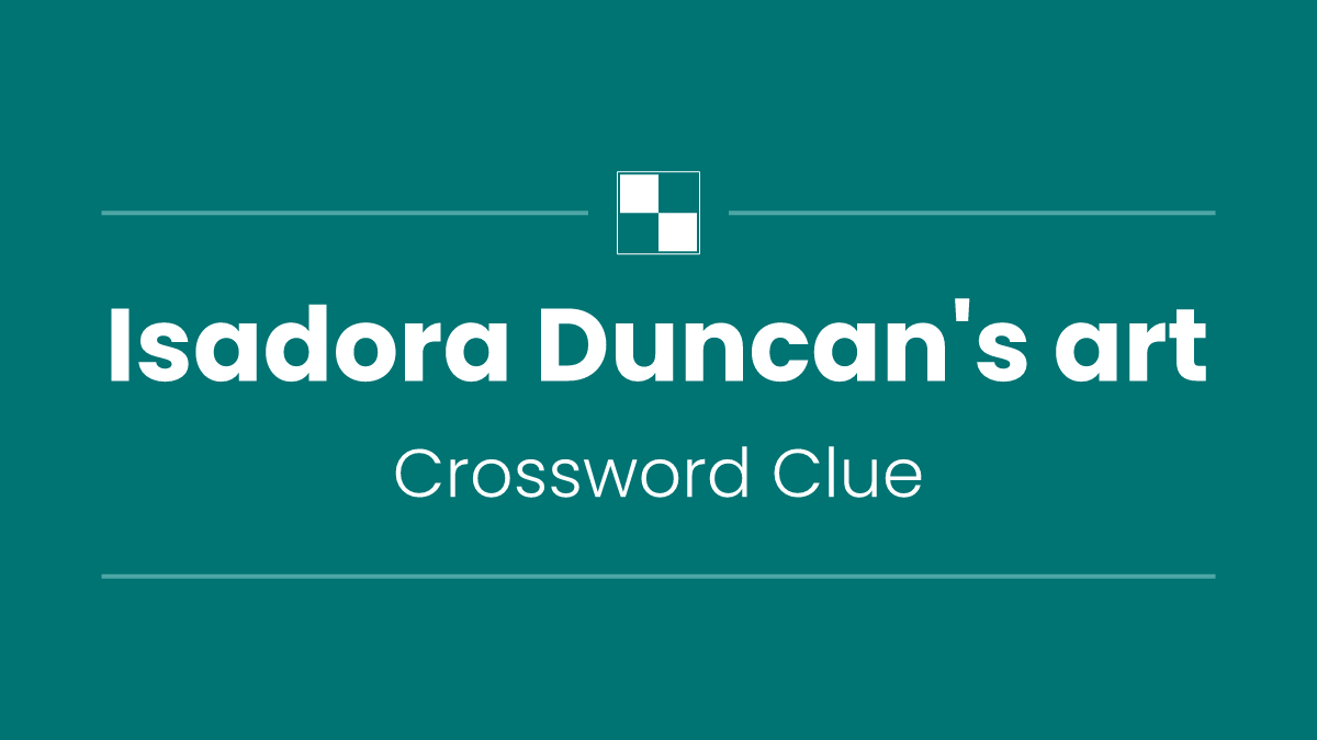 Isadora Duncan's art
