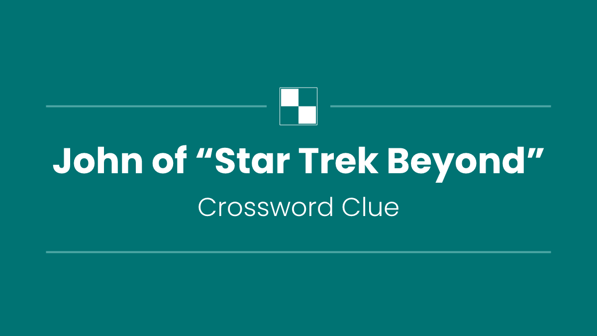 John of “Star Trek Beyond”