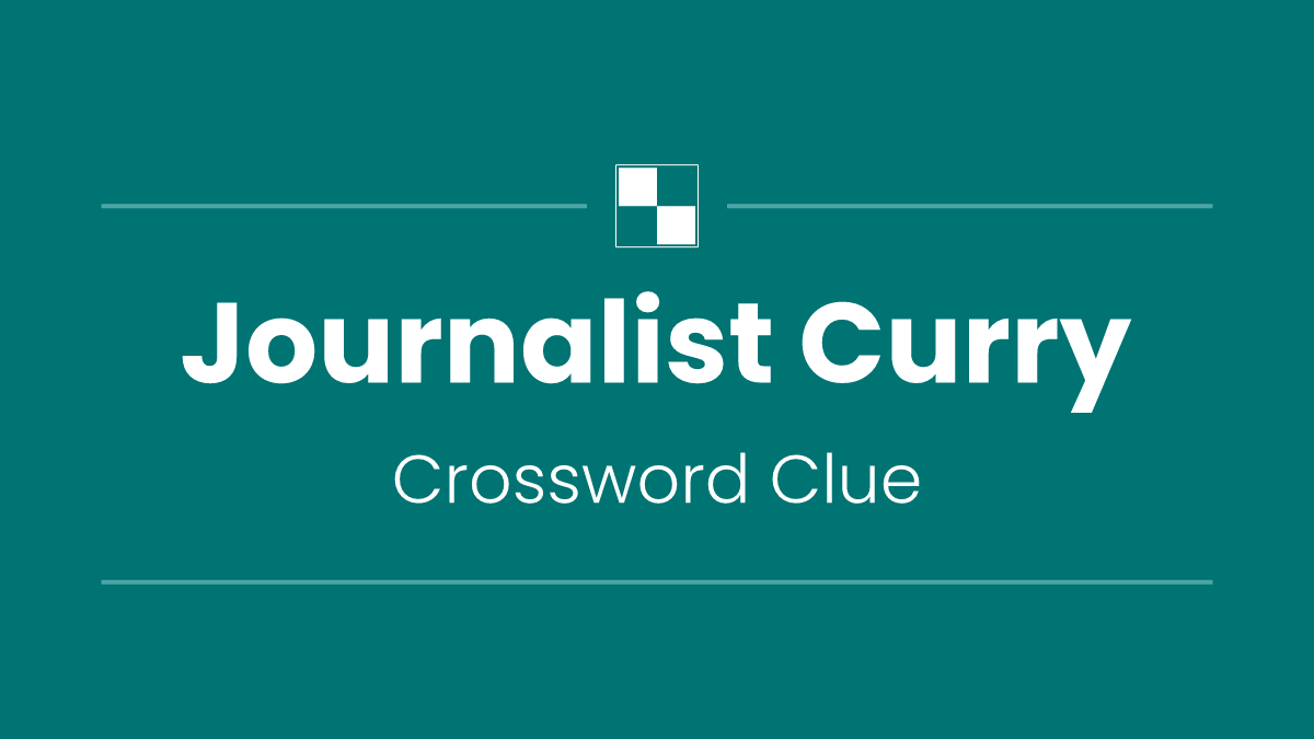 Journalist Curry
