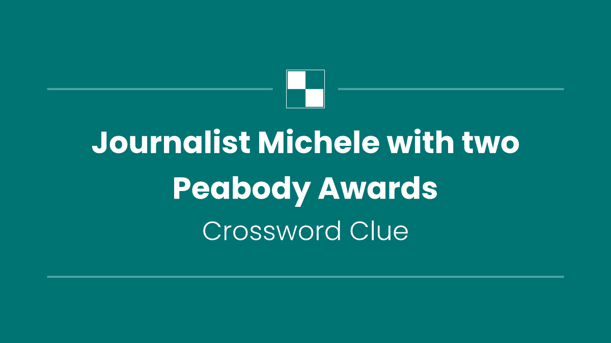 Journalist Michele with two Peabody Awards