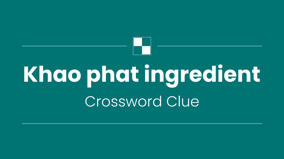 Khao phat ingredient
