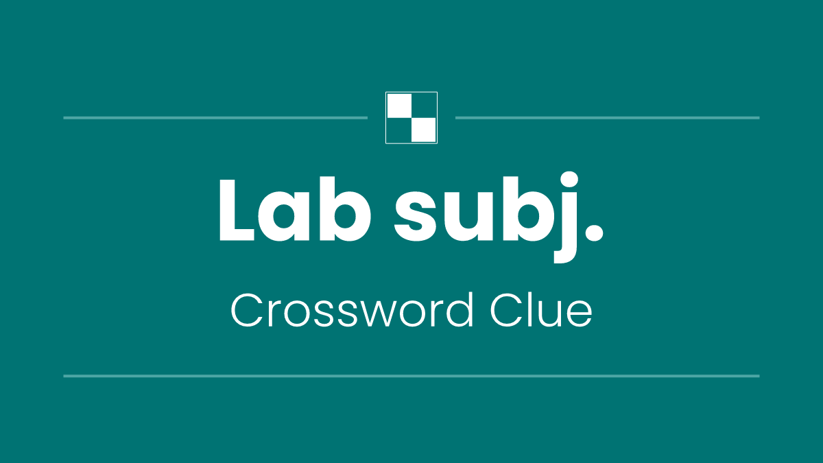 Lab subj.