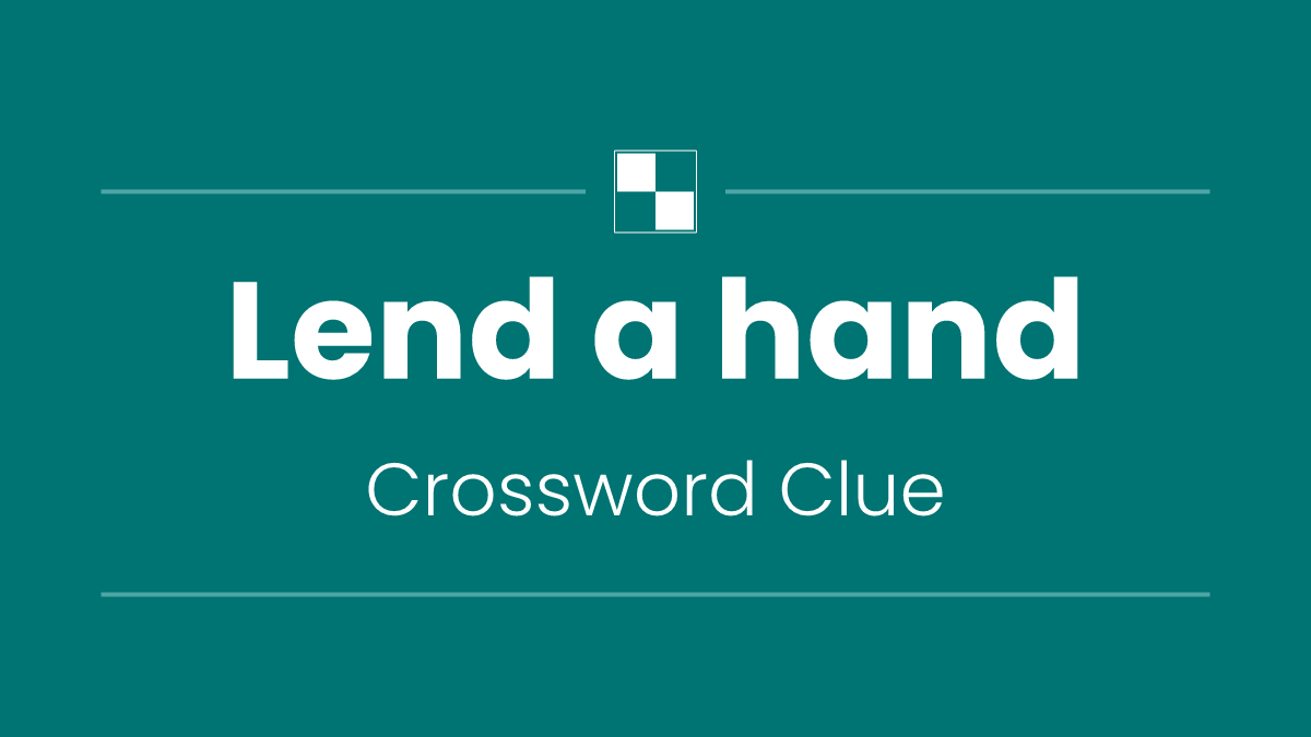 Lend a hand