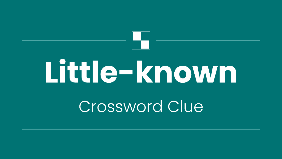 Little-known