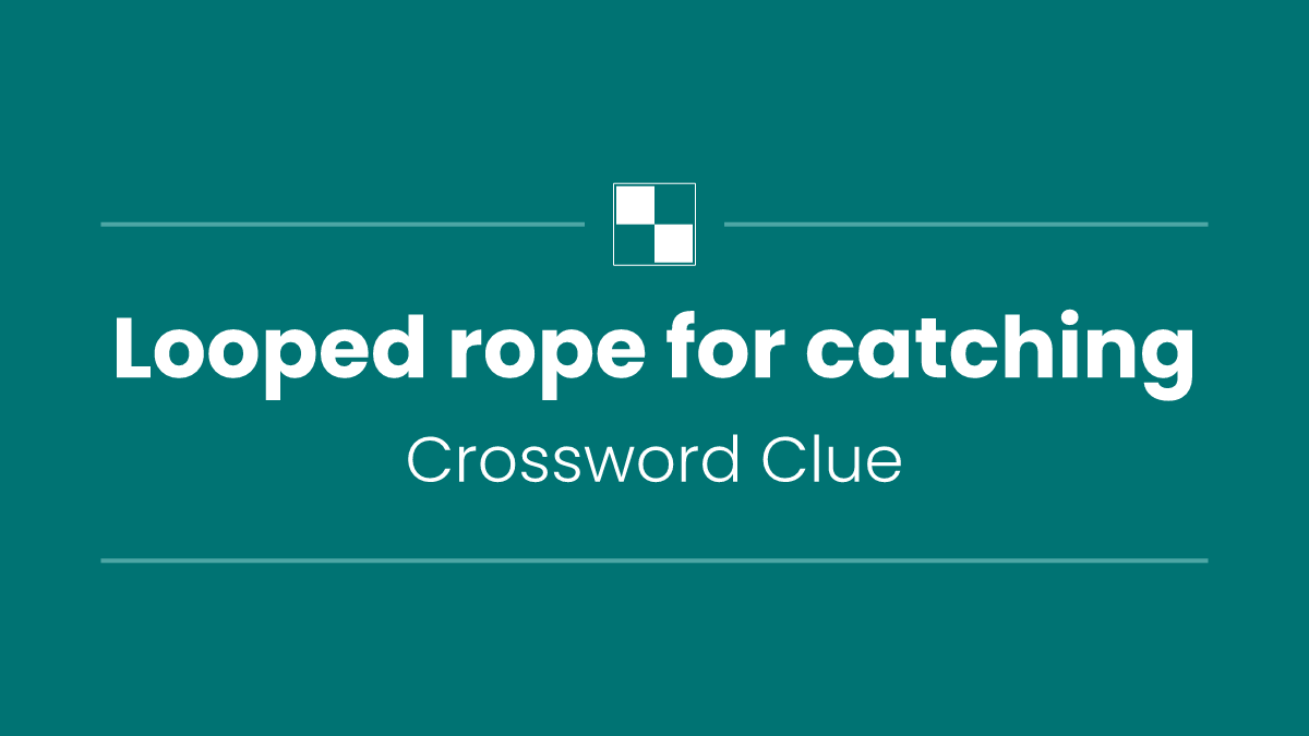 Looped rope for catching