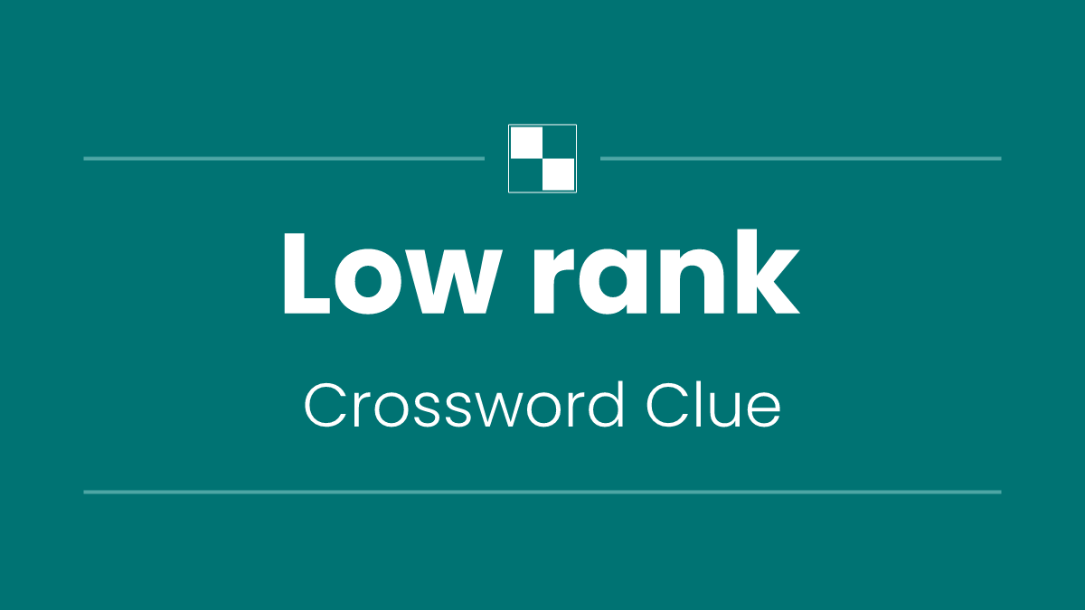 Low rank