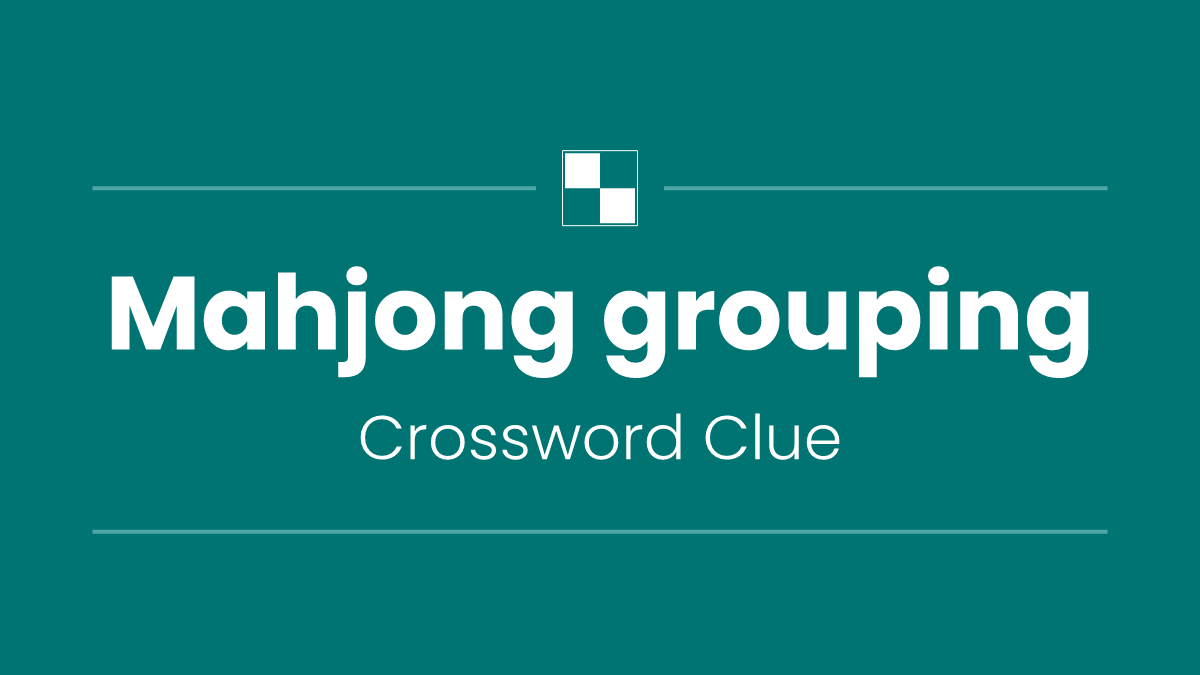 Mahjong grouping